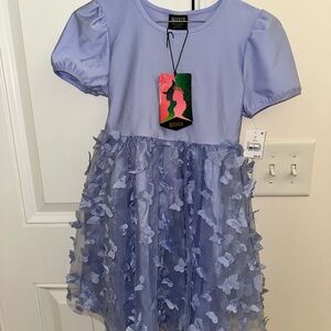 Lilac Short Sleeve Dress by Wicked